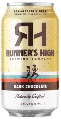 RUNNER&#39;S HIGH DARK CHOCOLATE NON-ALCOHOLIC BEER 6PK CANS