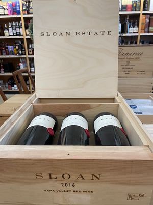 SLOAN ESTATE PROPRIETARY RED NAPA 2016 THREE BOTTLE CASE  WINE ADVOCATE 100