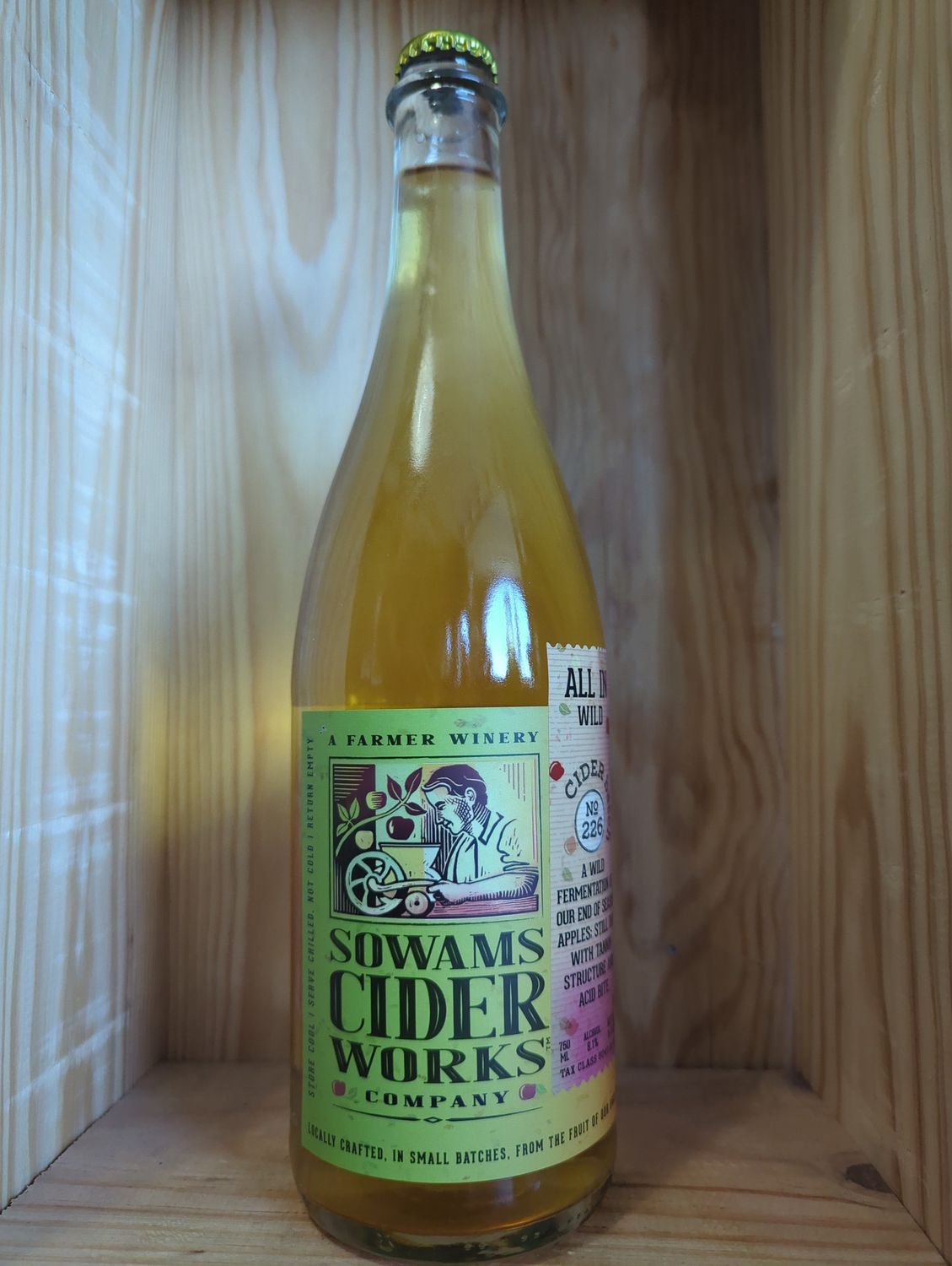 SOWAMS CIDER WORKS ALL IN WILD CIDER 750ML
