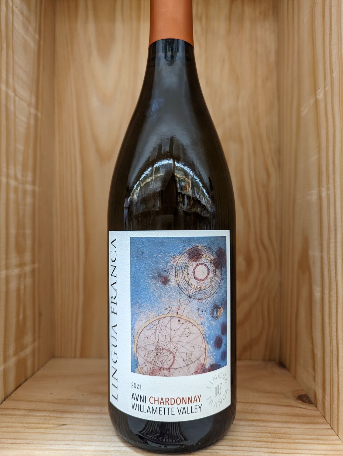 LINGUA FRANCA AVNI CHARDONNAY WILLAMETTE VALLEY  2021 DECANTER 93 REGULARLY $64.99