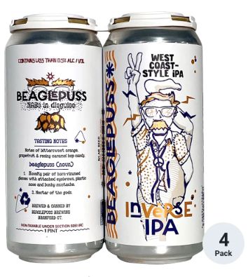 BEAGLEPUSS INVERSE NON-ALCOHOLIC IPA 4PK CANS