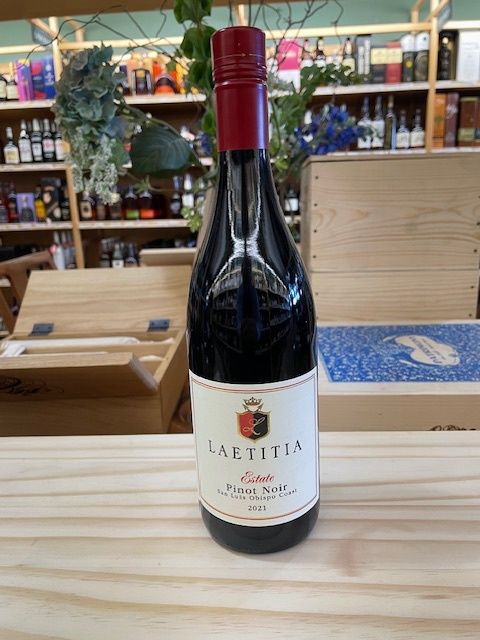 LAETITIA ESTATE PINOT NOIR SAN LUIS OBISPO COAST 2021 WINE ENTHUSIAST 91 POINTS REGULARLY $29.99