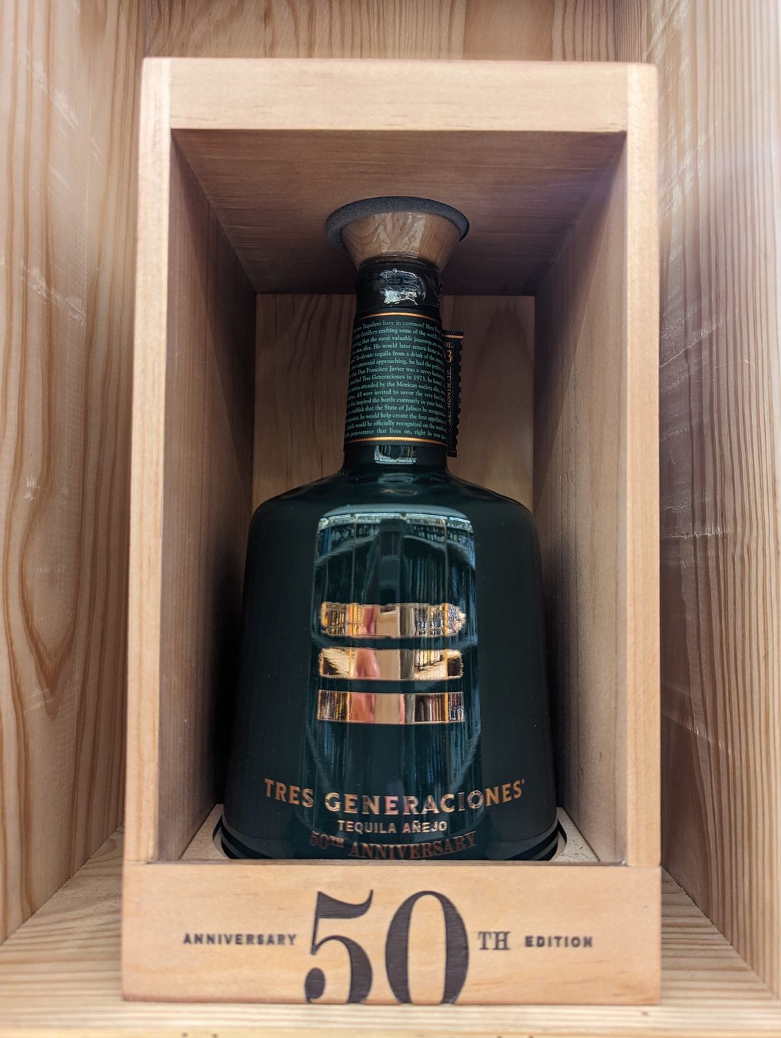 SAUZA TRES GENERACIONES 50TH ANNIVERSARY ANEJO TEQUILA 750ML