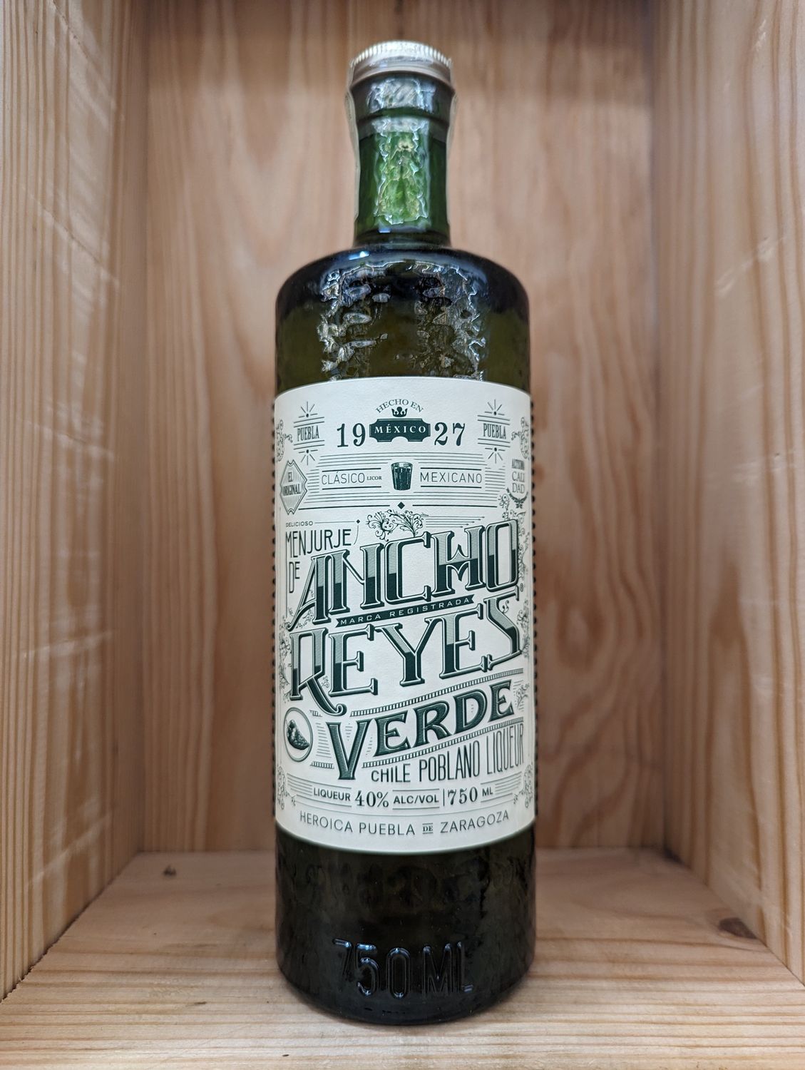 ANCHO REYES VERDE CHILE POBLANO LIQUEUR 750ML