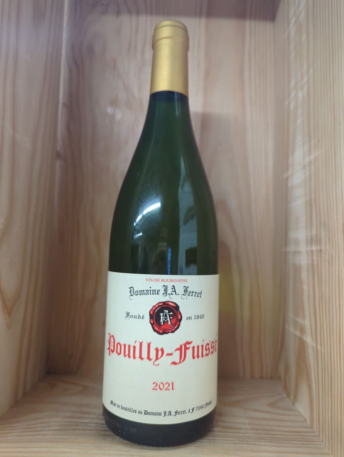 DOMAINE J. A. FERRET POUILLY-FUISSE 2021 DECANTER 91 POINTS REGULARLY $59.99