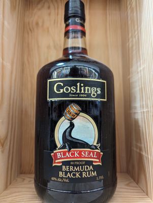 GOSLING&#39;S BLACK RUM 1.75L