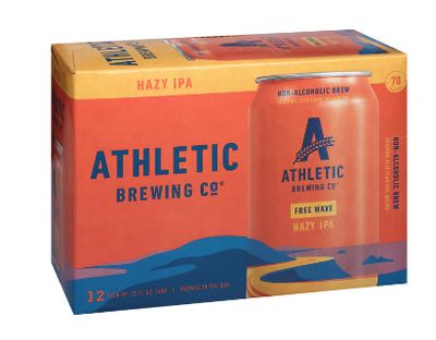 ATHLETIC FREE WAVE NON-ALCOHOLIC HAZY IPA 12PK CANS