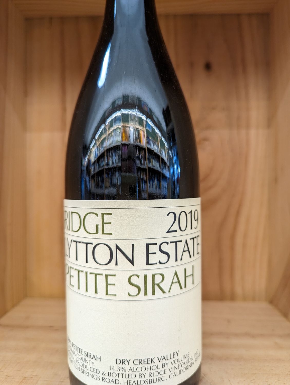 RIDGE LYTTON ESTATE PETITE SIRAH DRY CREEK 2019 JB DUNNUCK 93