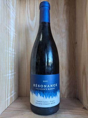 RESONANCE FOUNDERS BLOCK ESTATE PINOT NOIR 2021 WINE ADVOCATE 95 POINTS