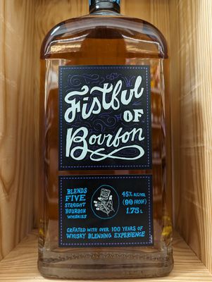 FISTFUL OF BOURBON 1.75L REGULARLY $49.99