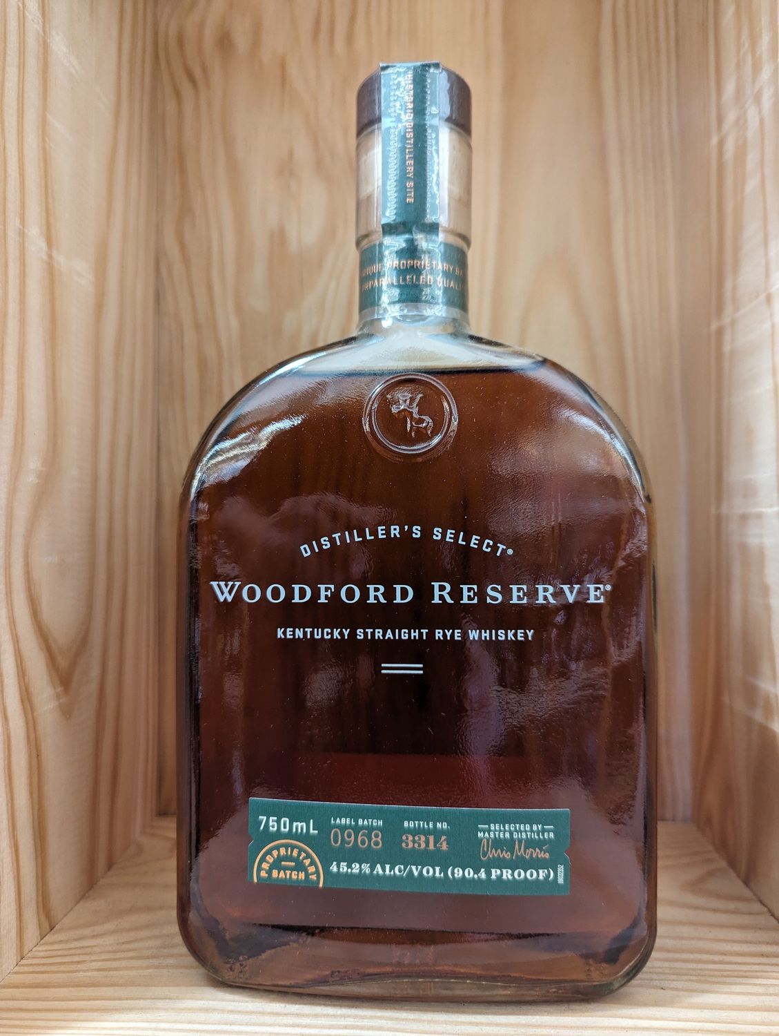 WOODFORD RESERVE RYE WHISKEY 750ML