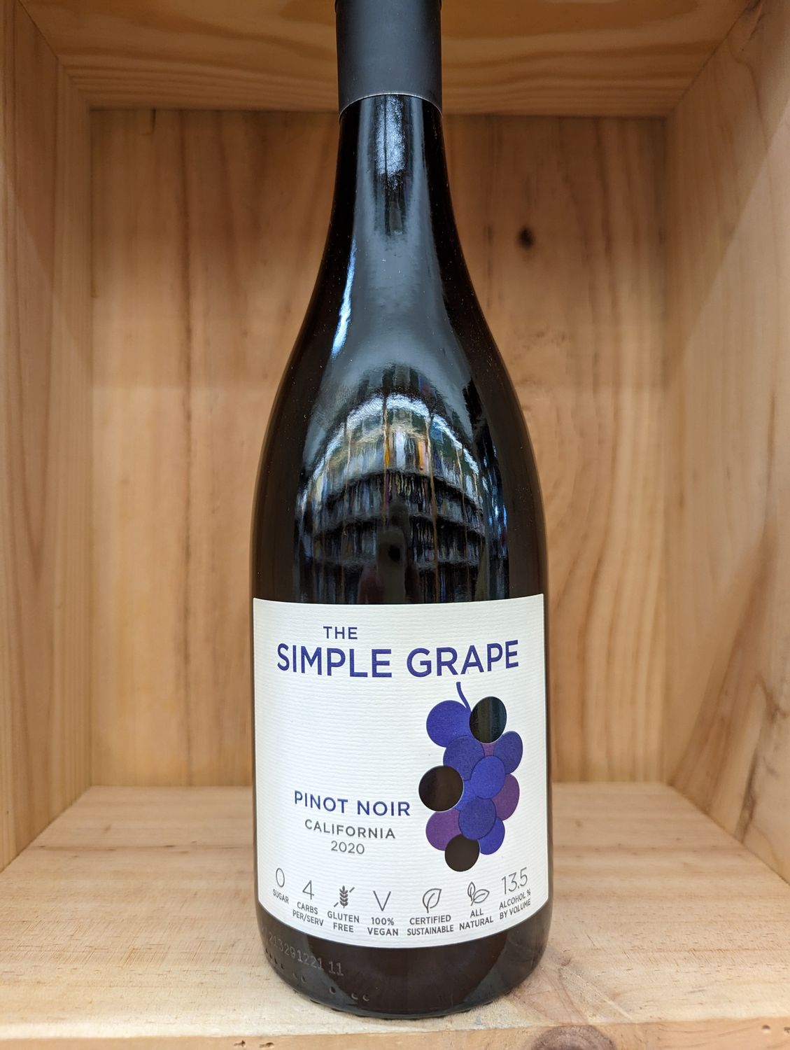THE SIMPLE GRAPE PINOT NOIR 2020 (VEGAN/ORGANIC)
