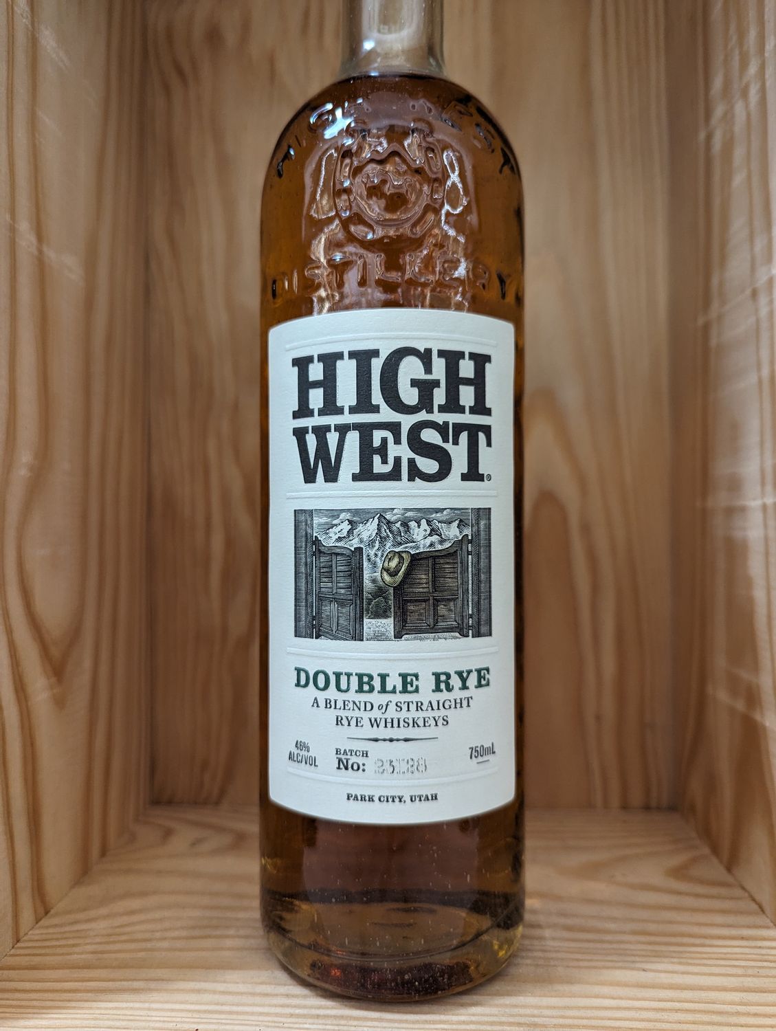 HIGH WEST DOUBLE RYE WHISKEY 750ML