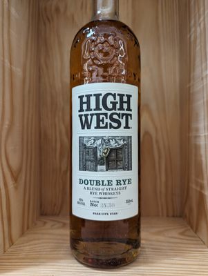 HIGH WEST DOUBLE RYE WHISKEY 750ML