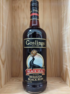 GOSLING&#39;S BLACK RUM 750ML