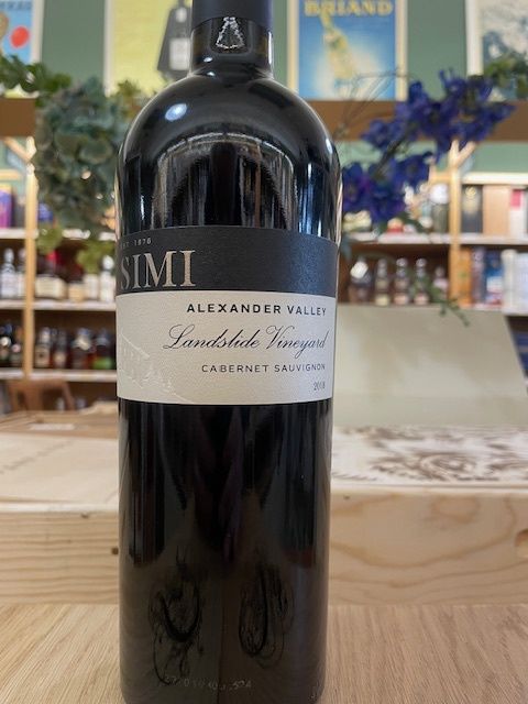 SIMI LANDSLIDE VINEYARD CABERNET SAUVIGNON ALEXANDER VALLEY 2018 REGULARLY $57.99