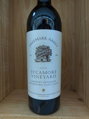 FREEMARK ABBEY SYCAMORE CABERNET SAUVIGNON 2016 JAMES SUCKLING 95