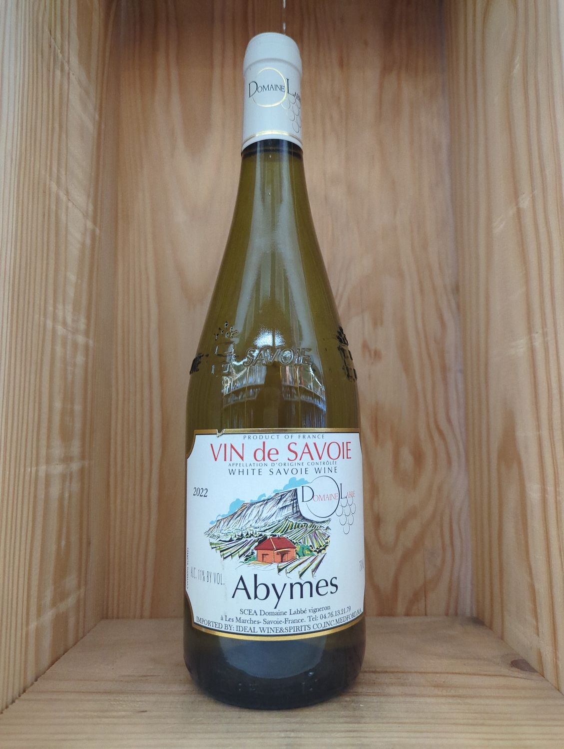 DOMAINE LABBE ABYMES VIN DE SAVOIE BLANC 2022