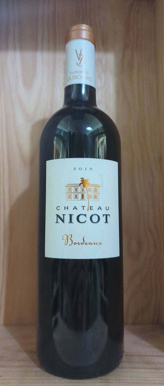 CHATEAU NICOT BORDEAUX ROUGE 2019