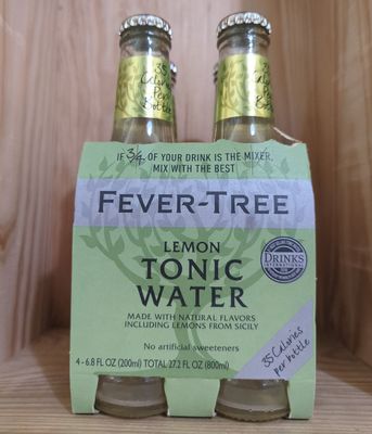 FEVER TREE LEMON TONIC WATER 4PK 