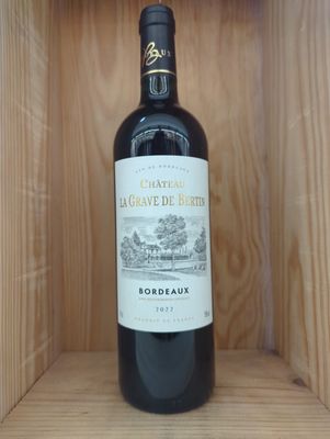 CHATEAU GRAVE DE BERTIN BORDEAUX ROUGE 2022