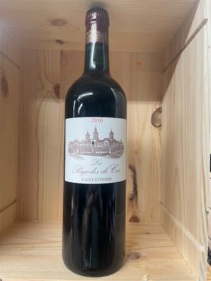 LES PAGODES DE COS SAINT-ESTEPHE 2010 REGULARLY $119.99 WINE ADVOCATE 93