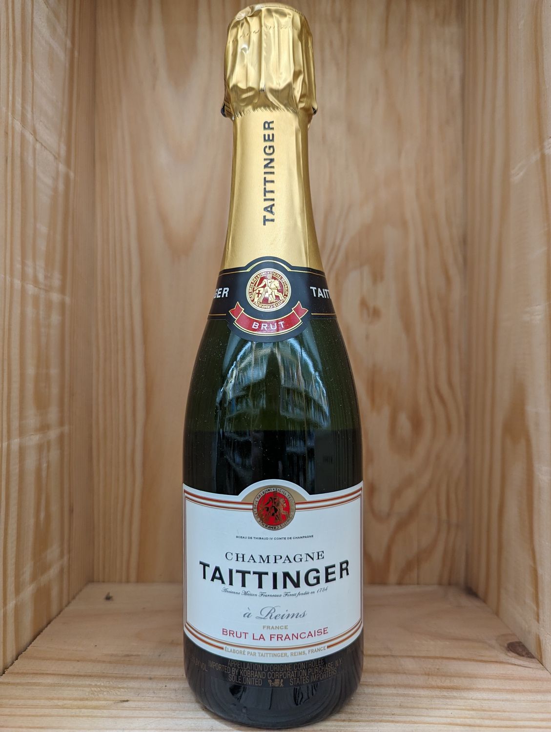 TAITTINGER BRUT LA FRANCAISE CHAMPAGNE TASTING PANEL 95-375ML