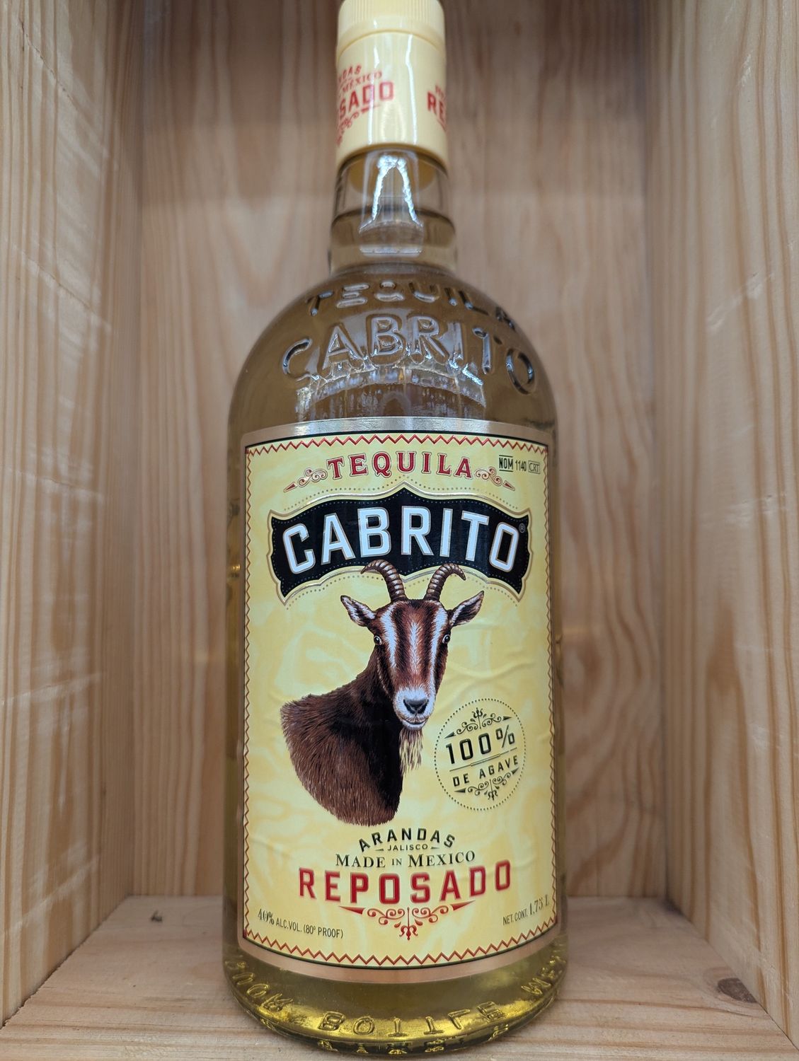 CABRITO REPOSADO TEQUILA 1.75L