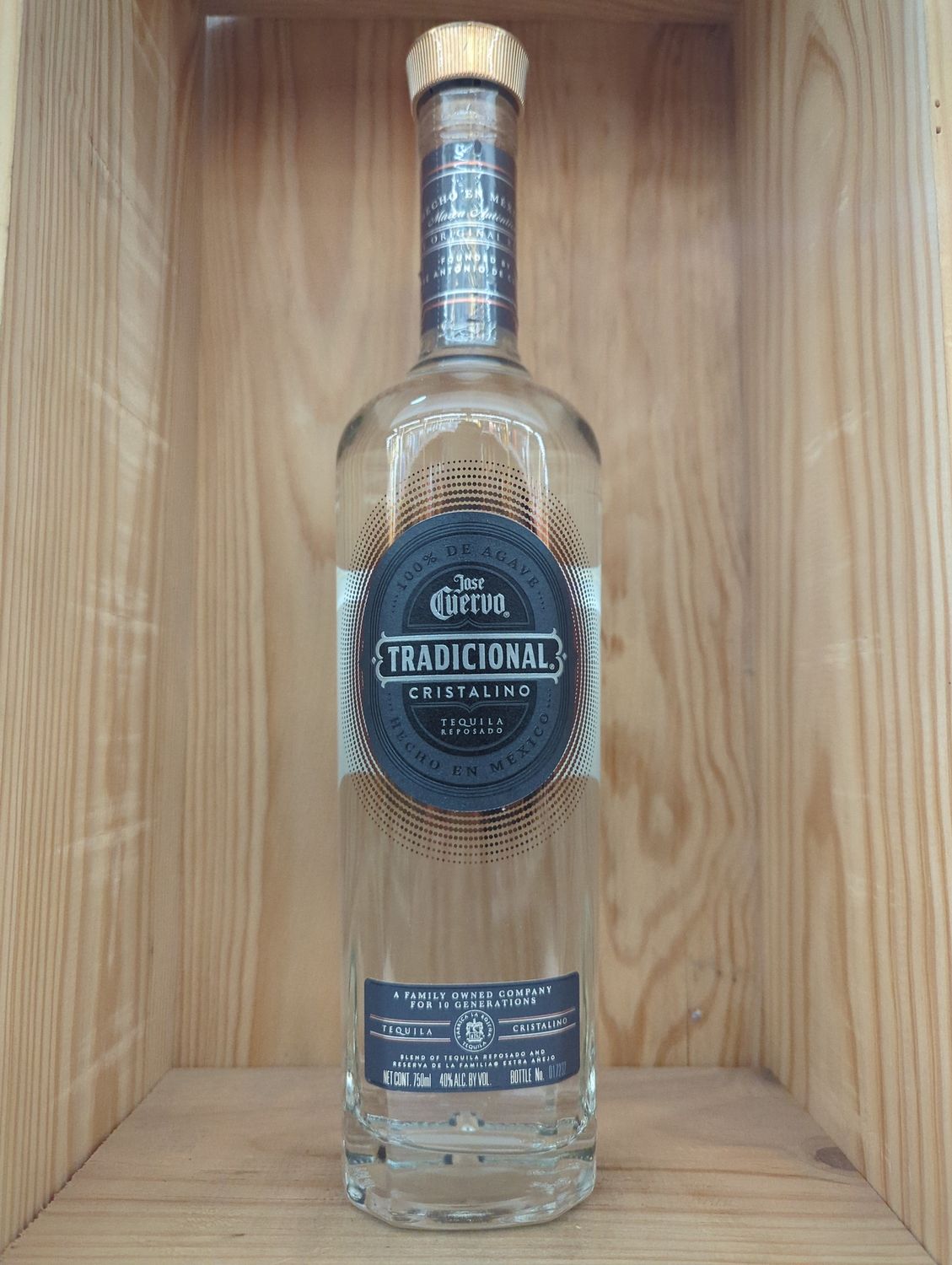 JOSE CUERVO TRADICIONAL CRISTALINO TEQUILA  - 750ML