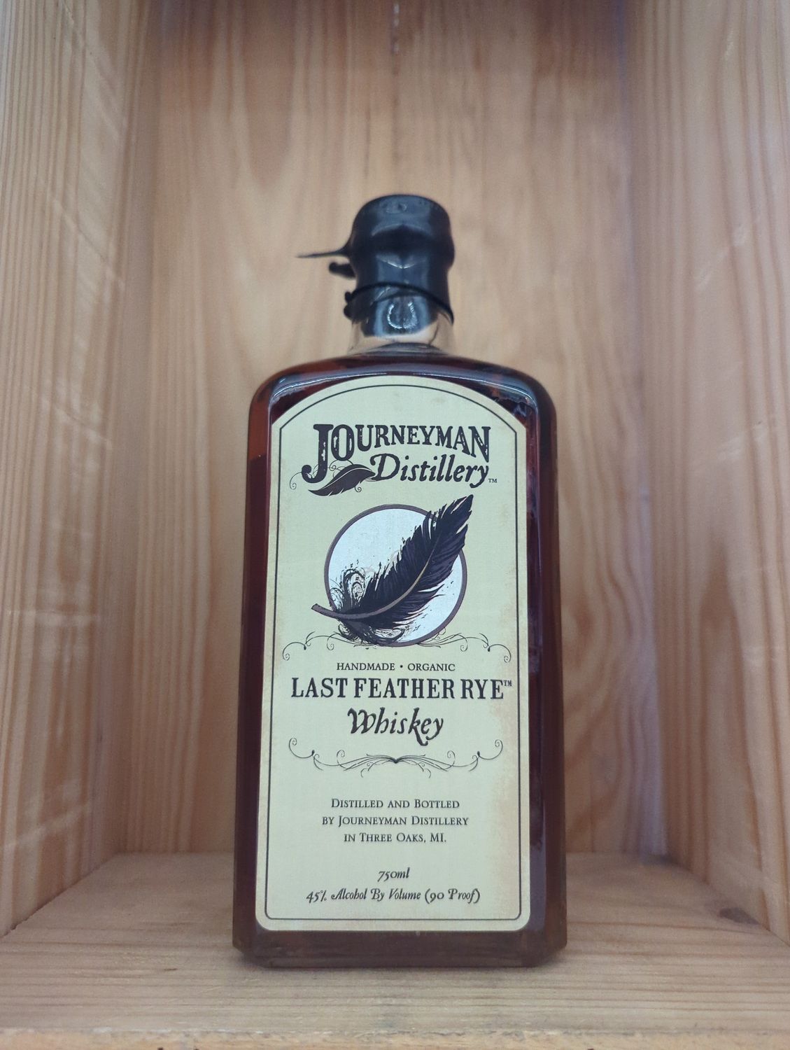 JOURNEYMAN LAST FEATHER RYE 750ML REGULARLY $44.99