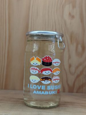 AMABUKI I LOVE SUSHI JUNMAI SAKE 180ML