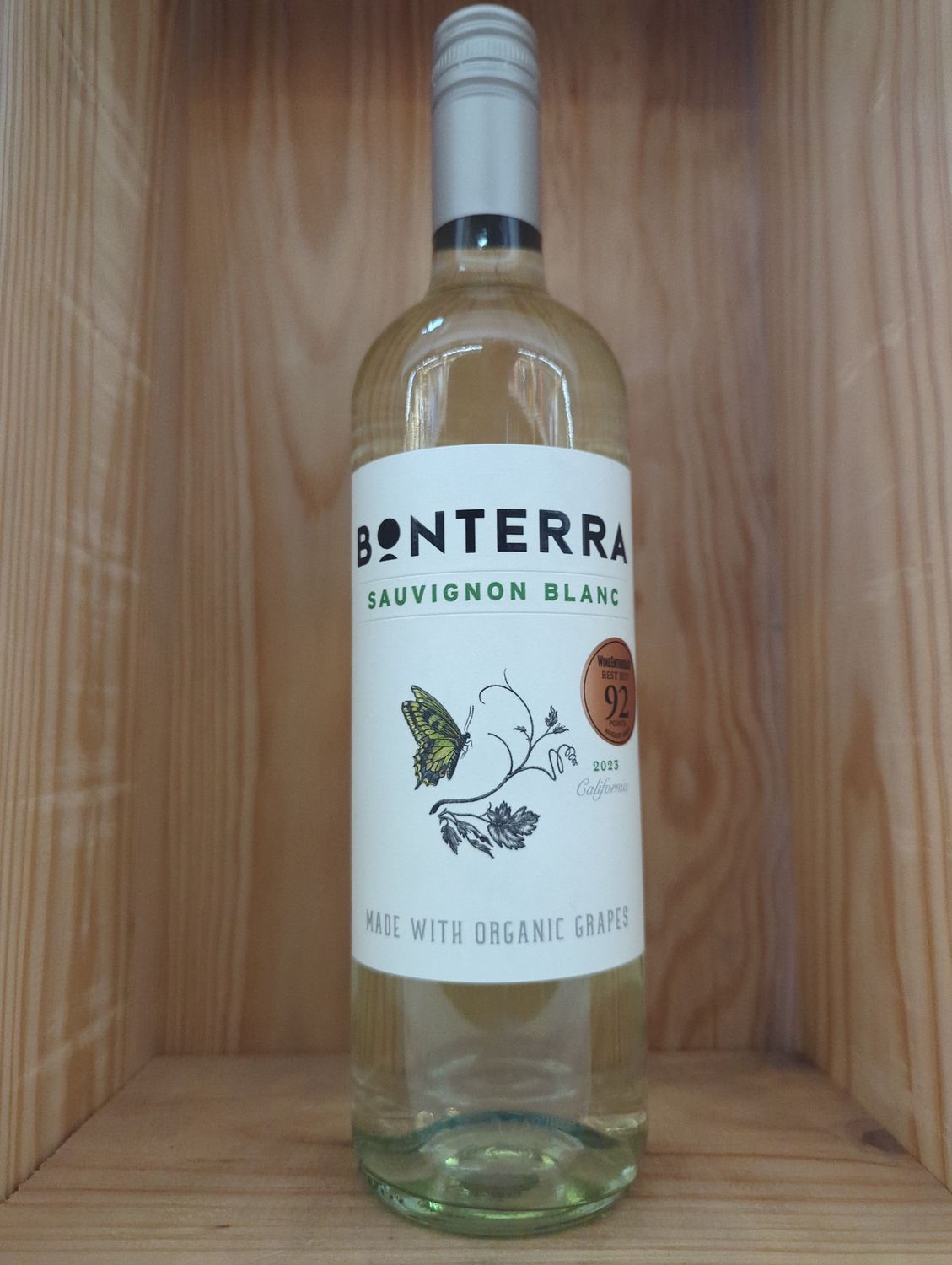 BONTERRA SAUVIGNON BLANC 2023 (ORGANIC) WINE ENTHUSIAST 92