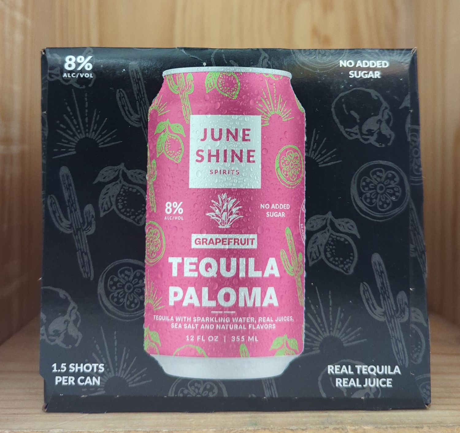 JUNE SHINE TEQUILA PALOMA COCKTAIL 4PK CANS