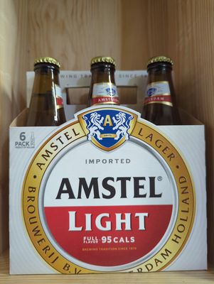AMSTEL LIGHT 6PK 12OZ BTL