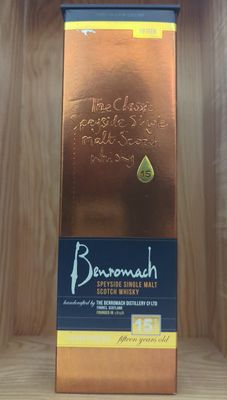 BENROMACH SPEYSIDE SINGLE MALT 15 YEAR 750ML