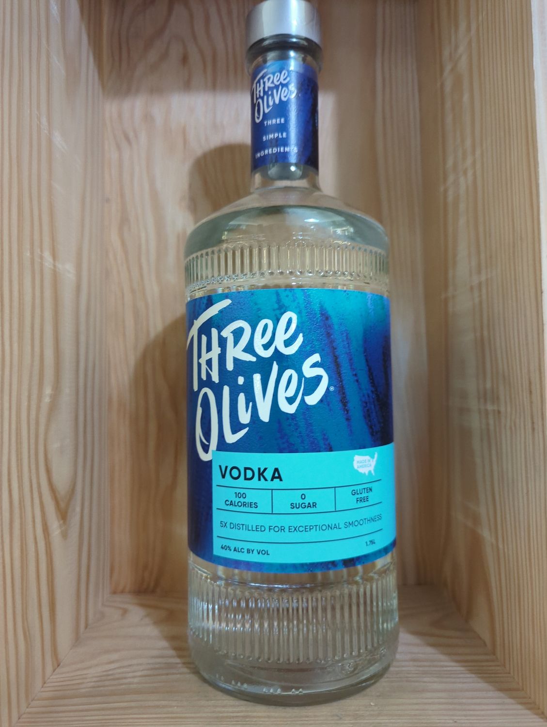 THREE OLIVES VODKA 1.75L 
