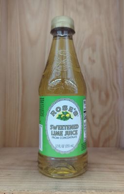 ROSE&#39;S  LIME JUICE, 12 OZ.