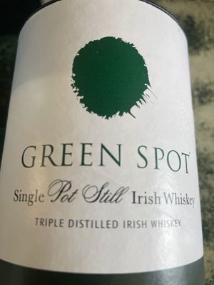 GREEN SPOT SINGLE POT STILL IRISH WHISKEY - 750ML