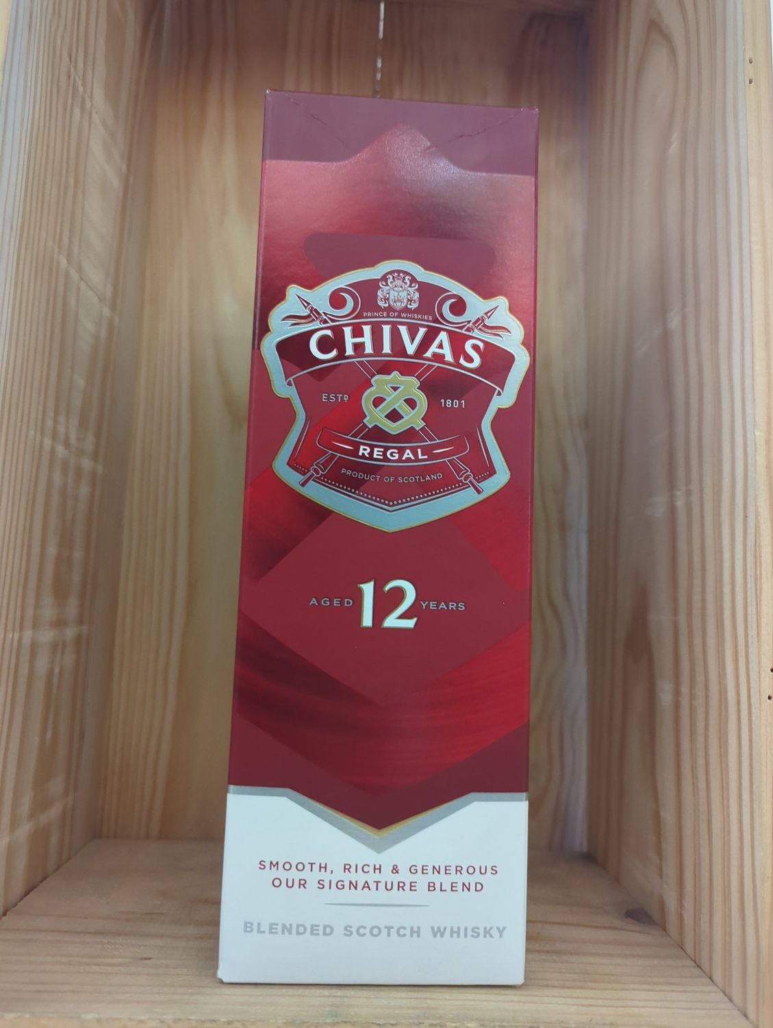 CHIVAS REGAL SCOTCH 12YR - 750ML