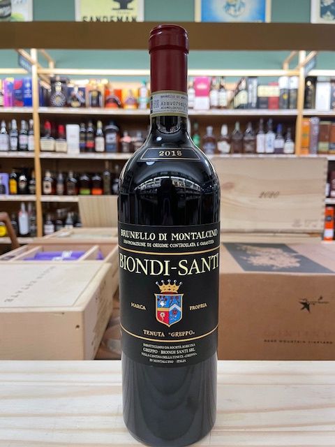 BIONDI-SANTI BRUNELLO DI MONTALCINO 2018 JEB DUNNUCK 96 POINTS