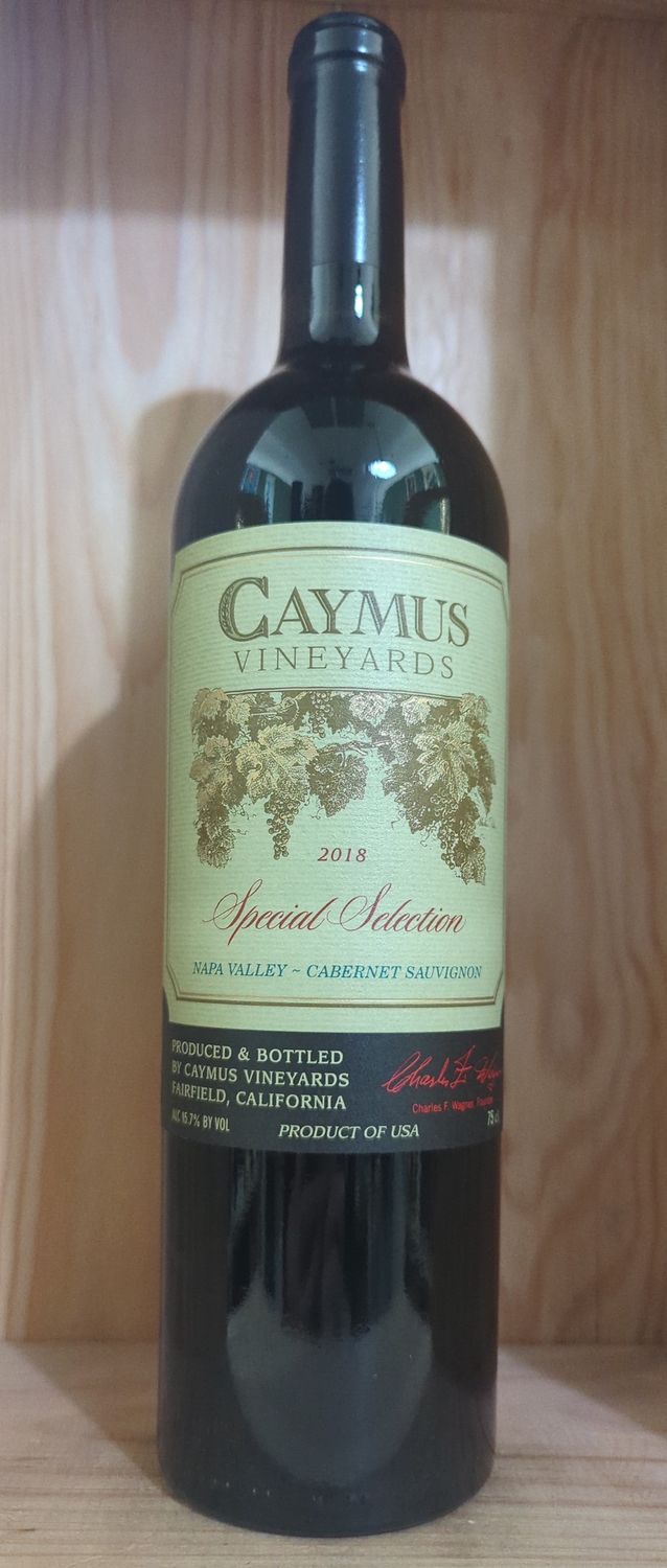CAYMUS SPECIAL SELECT CABERNET SAUVIGNON 2018