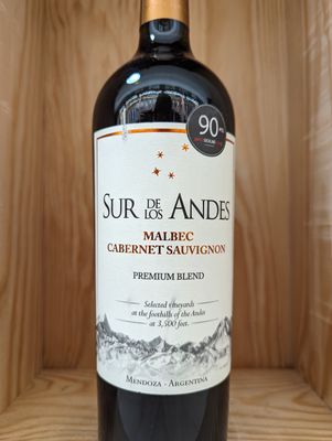 SUR DE LOS ANDES MALBEC/CABERNET SAUVIGNON 2021 92 POINTS WINE ENTHUSIAST
