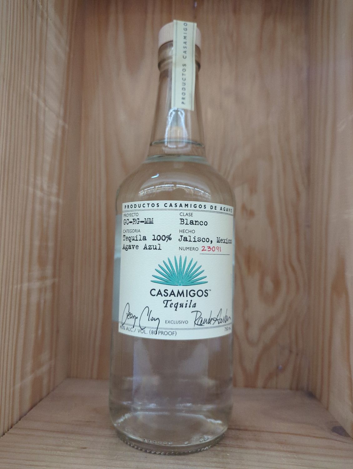 CASAMIGOS BLANCO TEQUILA 750ML