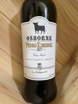 OSBORNE PEDRO XIMENEZ VERY SWEET SHERRY  - 750ML