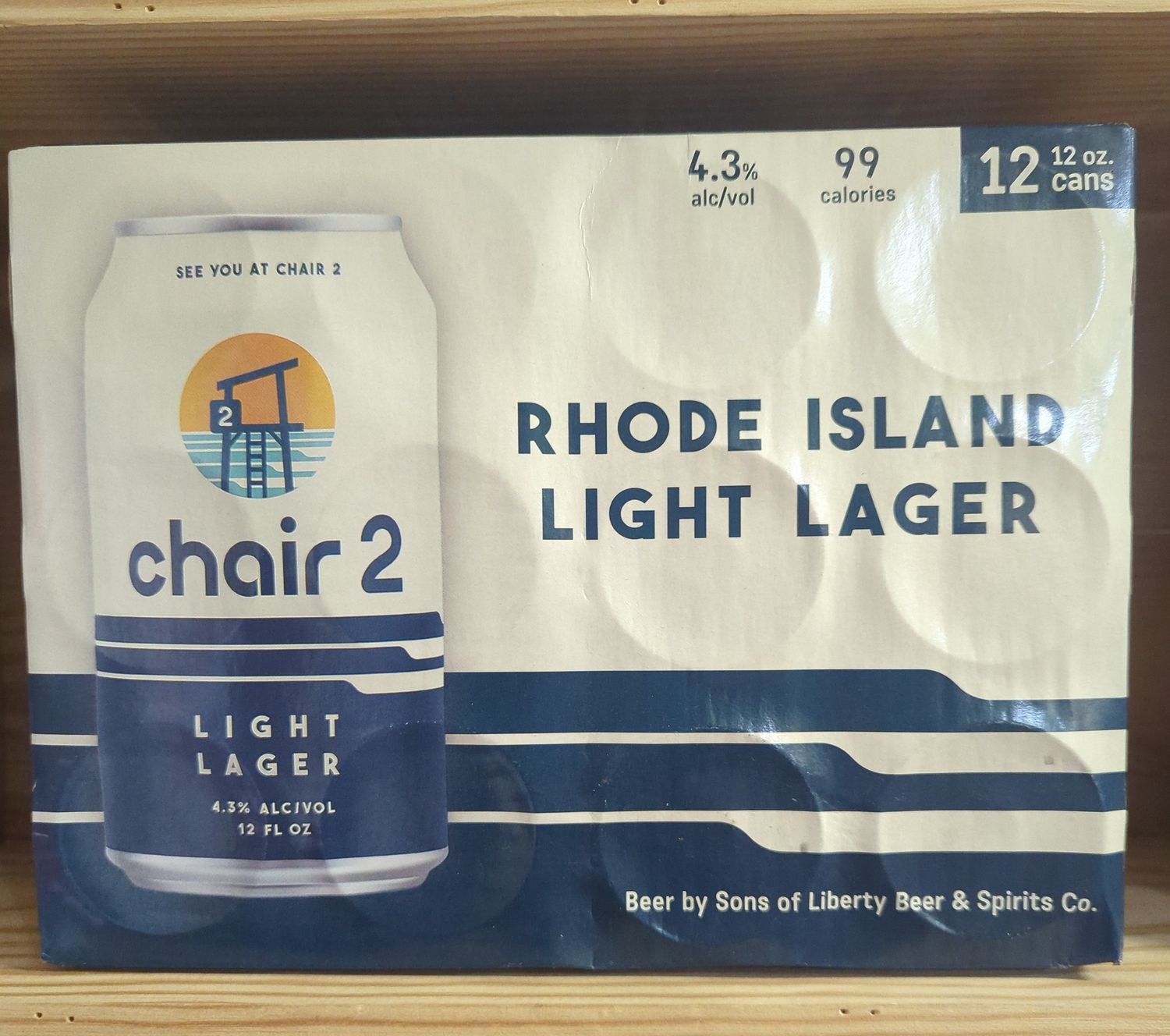 CHAIR 2 LIGHT LAGER 12PK CANS - 12 PK