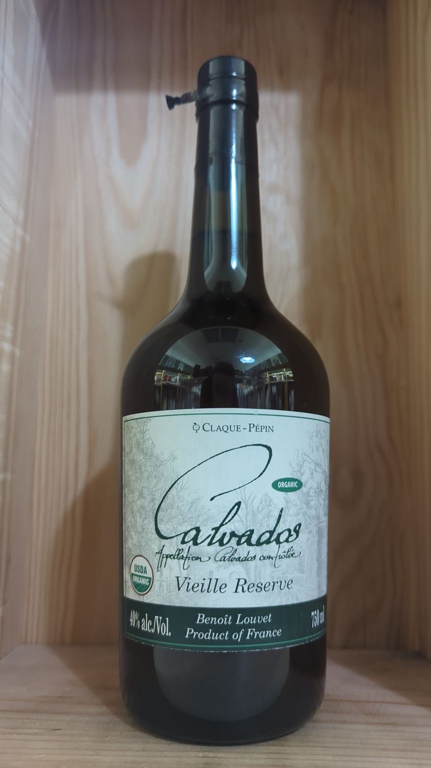 CLAQUE-PEPIN VIEILLE RESERVE CALVADOS 750ML (ORGANIC) - 750ML