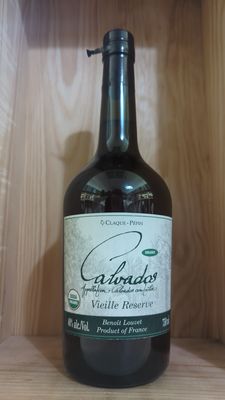CLAQUE-PEPIN VIEILLE RESERVE CALVADOS 750ML (ORGANIC) - 750ML
