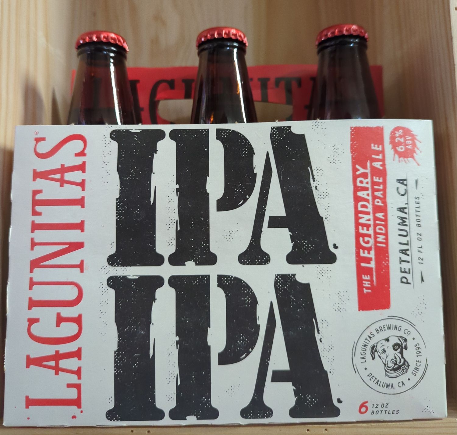 LAGUNITAS IPA 6PK 12OZ BTL - 6 PK