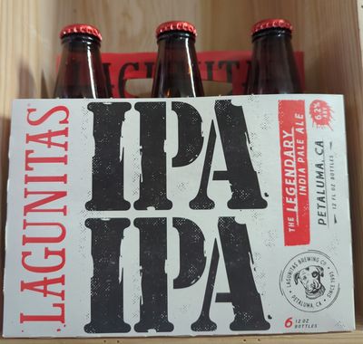LAGUNITAS IPA 6PK 12OZ BTL - 6 PK