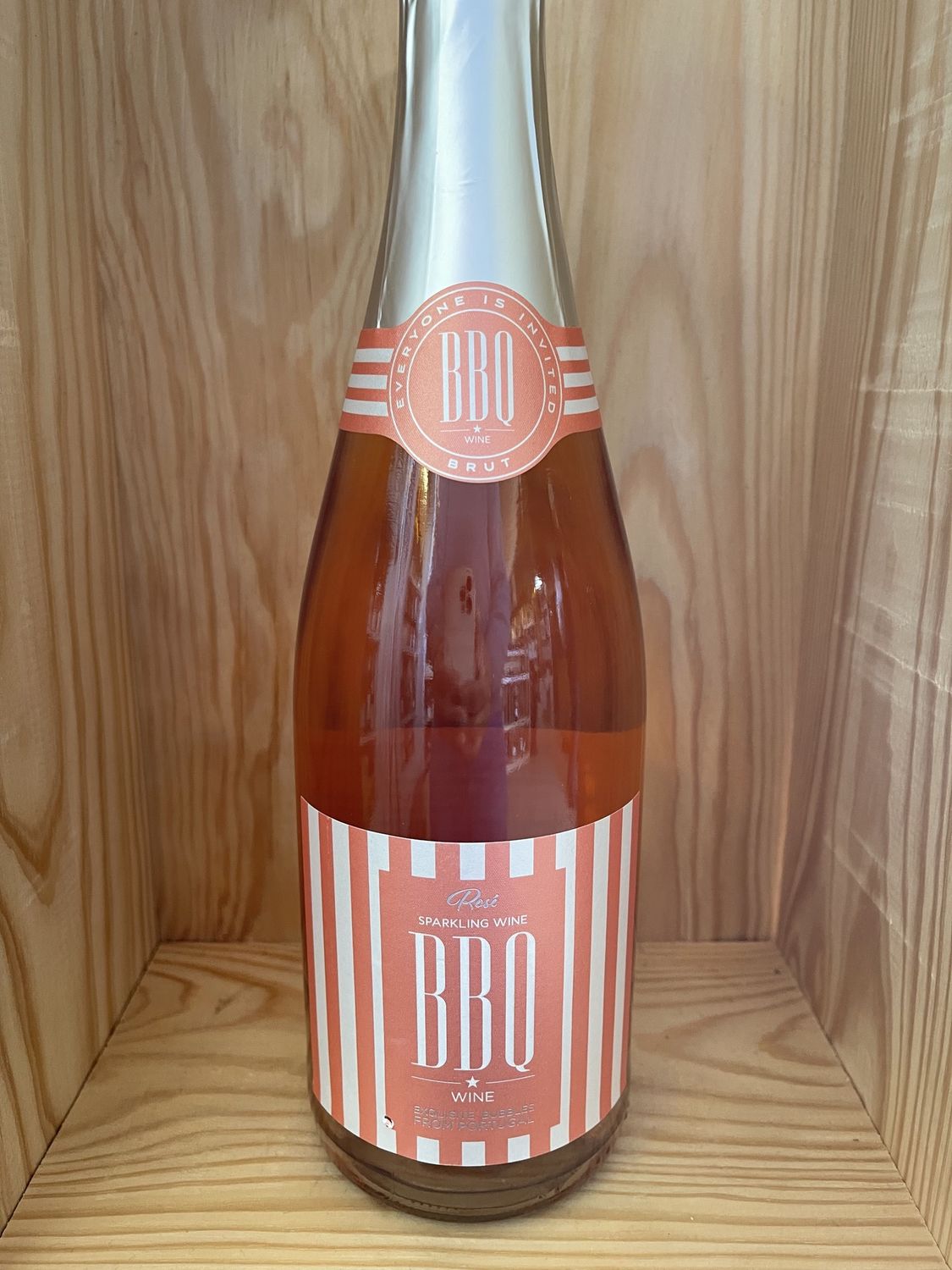BBQ BRUT ROSE SPARKLING ROSE REGULARLY $19.99